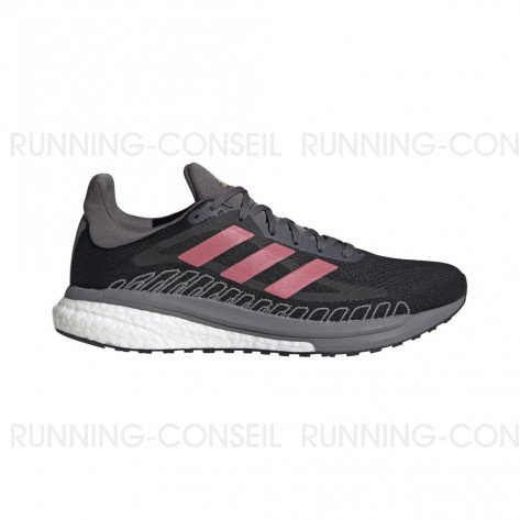 ADIDAS SOLARGLIDE ST 3 Homme - CORE BLACK / SIGNAL PINK / COPPER MET.