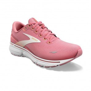 BROOKS GHOST 15 Femme SLATE ROSE/FIERY CORAL/ WHITE