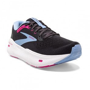 BROOKS GHOST MAX Femme EBONY/OPEN AIR/LILAC ROSE